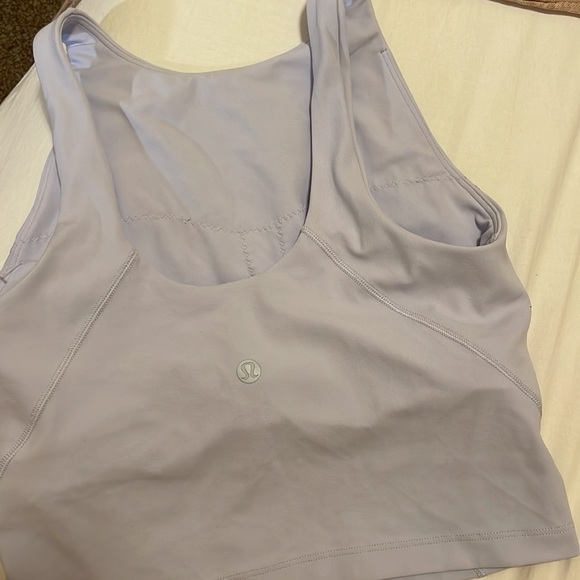 Lululemon Align High-Neck Tank Top Pastel Blue size 4 - Picture 3 of 4